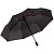 Зонт складной AOC Mini с цветными спицами, красный - миниатюра - рис 2.
