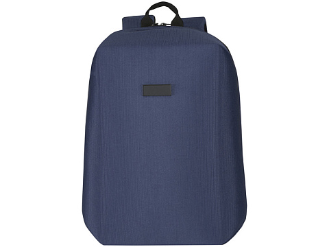 Рюкзак Luma для ноутбука с диагональю экрана 15 дюймов с защитой от кражи объемом 10 л из материала, переработанного по стандарту GRS - Синий Navy - рис 2.