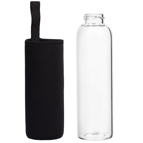 Бутылка для воды Sleeve Ace, черная - рис 4.