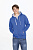 Толстовка мужская на молнии Soul Men 290 с контрастным капюшоном, ярко-синяя - миниатюра - рис 5.