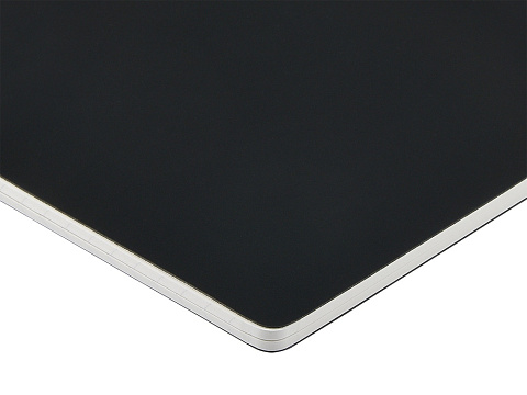 Тетрадь с каменной бумагой А5 Carrara 40 л., линейка, черный - рис 4.