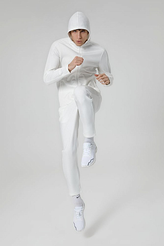 Куртка с капюшоном унисекс Begi, молочно-белая - рис 12.