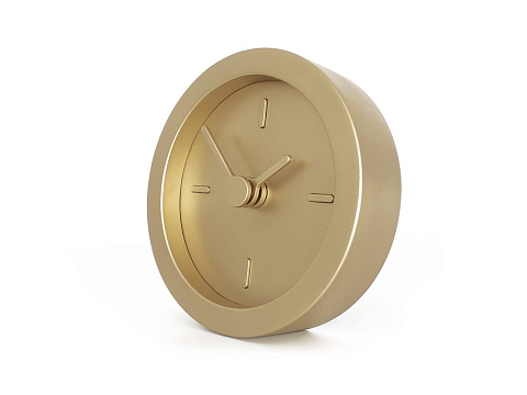 Часы настольные Sarah XXS, золотистые - рис 2.