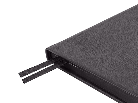 Ежедневник А5 датированный Megapolis Nappa на 2026, черный - рис 5.