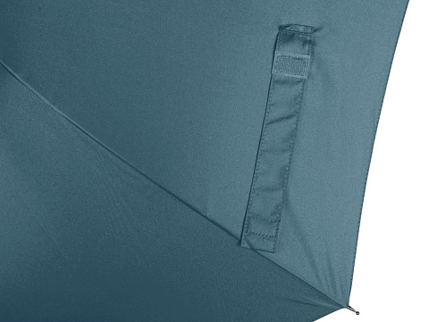 Зонт-трость Reviver с куполом из переработанного пластика, антрацит - рис 7.