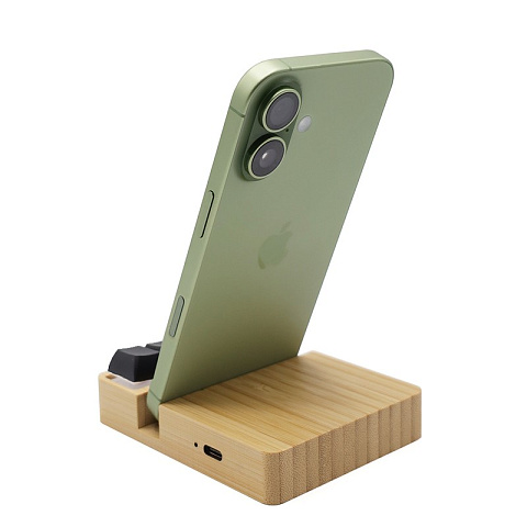 Беспроводная зарядка-подставка «Клик-пауза» ClickPad, 10 Вт - рис 4.