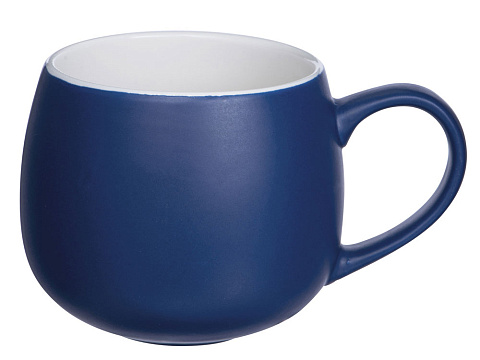 Кружка круглой формы Verlo, 410мл, нейви (P) - рис 2.