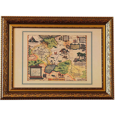 Карта России, Московии и Тартарии Дженкинсона