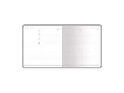 Еженедельник с каменной бумагой А5+ Carrara, черный - рис 8.