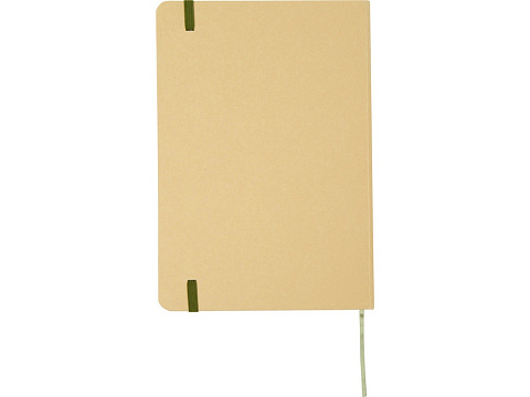 Nelida блокнот формата А5 в твердой обложке из переработанного картона - Зеленый лесной - рис 3.