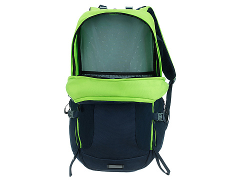 Туристический рюкзак TORBER КЕМПИНГ, синий/салатовый, полиэстер, 36 х 54 х 16 см - рис 6.