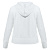 Толстовка женская Hooded Full Zip белая - миниатюра - рис 4.