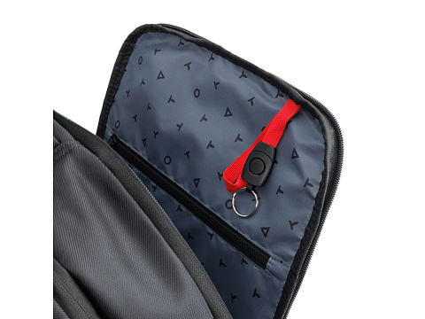 Рюкзак TORBER VOYAGE c отделением для ноутбука 17'', черный, полиэстер 900D, 31х17х44 см, 18 л - рис 7.