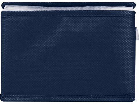 Spectrum нетканая сумка-холодильник, 4 л, на 6 банок, из переработанных материалов, синий navy - рис 2.