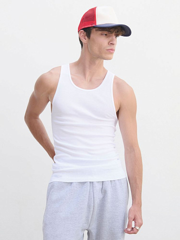 Майка унисекс Pablo, белая - рис 6.