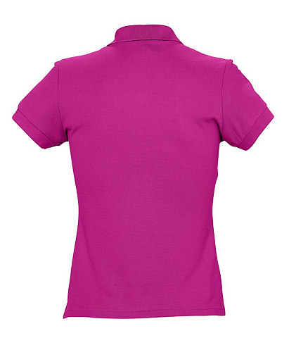 Рубашка поло женская Passion 170, ярко-розовая (фуксия) - рис 3.
