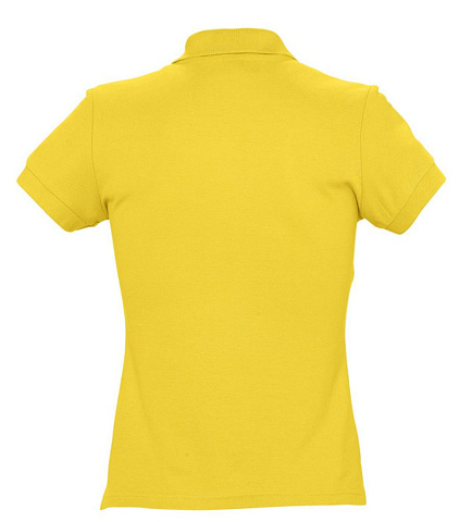 Рубашка поло женская Passion 170, желтая - рис 3.