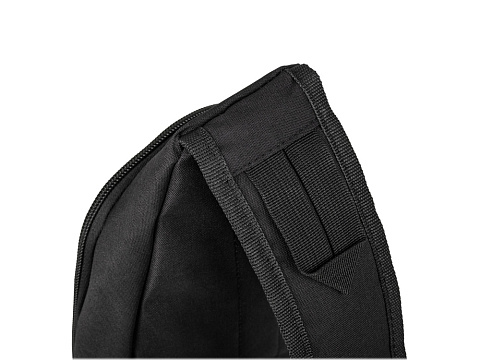 Рюкзак TORBER с одним плечевым ремнем, чёрный, полиэстер 300D, 33 х 17 х 6 см - рис 4.