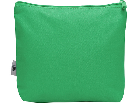 Косметичка из полиэстера 300D с подкладкой Amalia, зеленый - рис 3.