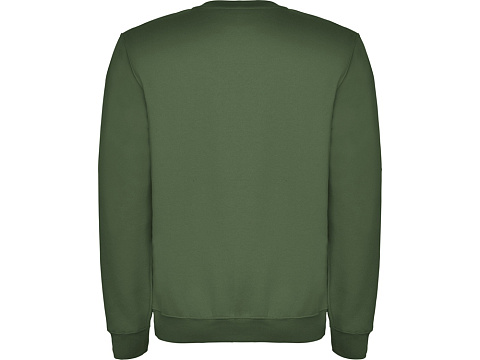 Свитшот с начесом Clasica унисекс, хаки - рис 2.