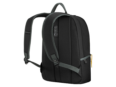 Рюкзак WENGER Trayl 15.6, чёрный, переработанный ПЭТ, 34 x 20 x 45 см, 22 л. - рис 4.