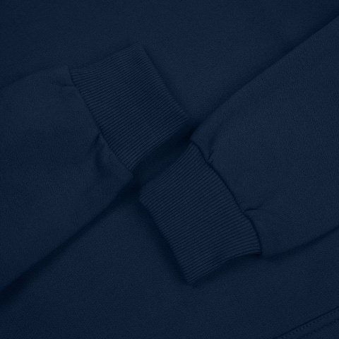 Толстовка с капюшоном Unit Kirenga Heavy, темно-синяя - рис 5.