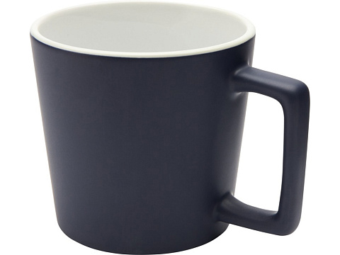 Cali Керамическая кружка объемом 370 мл с матовой отделкой - Navy Blue - рис 4.