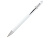 Kish шариковая ручка с серебристой отделкой - Белый (синие чернила) - миниатюра