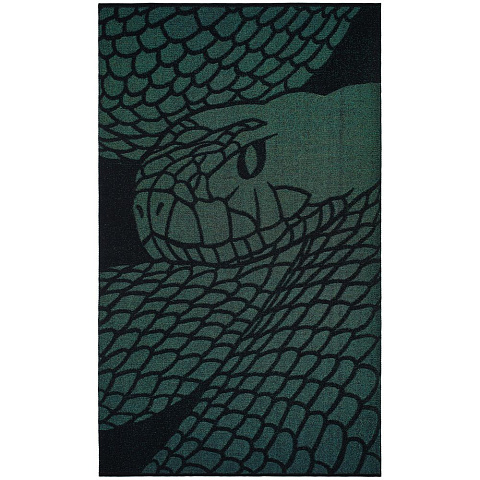 Плед Serpentica, черный с люрексом - рис 4.