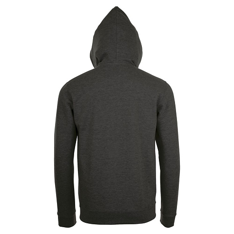 Толстовка унисекс Stone, черный меланж - рис 3.