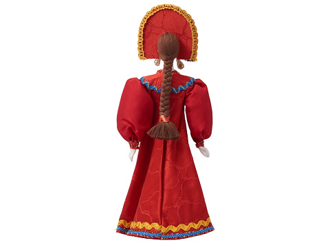 Подарочный набор: кукла фарфоровая, чай Малина с мятой, красный - рис 11.