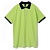 Рубашка поло Prince 190, зеленое яблоко с темно-синим - миниатюра