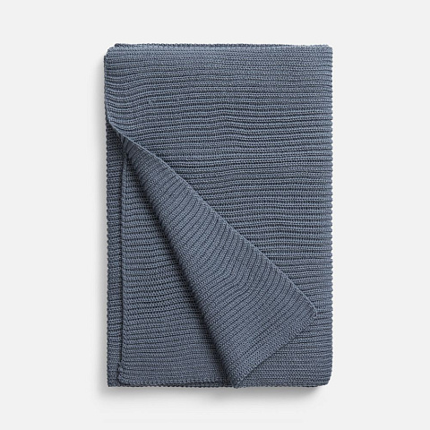 Шарф Nobilis Mono, серый (стальной) - рис 3.