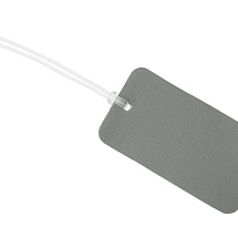 Багажная бирка Favor на силиконовой петле, серый