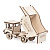 3D конструктор деревянный грузовик "Самосвал Сэм" - миниатюра - рис 5.