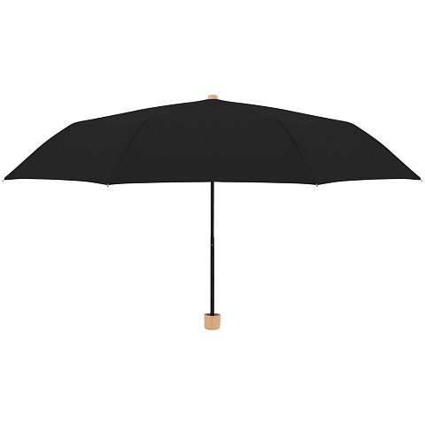 Зонт складной Nature Mini, черный - рис 3.