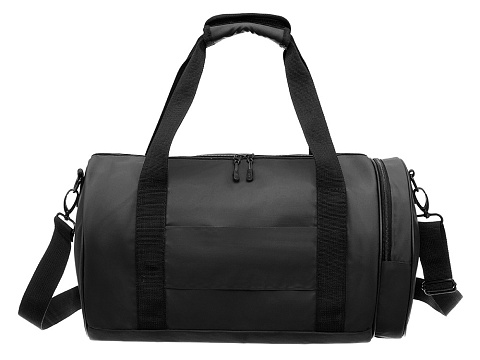 Сумка спортивная TORBER Mobi, чёрный, полиэстер 900D с PU покрытием, 45 х 25 х 25 см - рис 6.