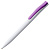 Ручка шариковая Pin, белая с фиолетовым - миниатюра