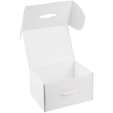 Коробка Matter High Light, белая с белой ручкой - рис 3.