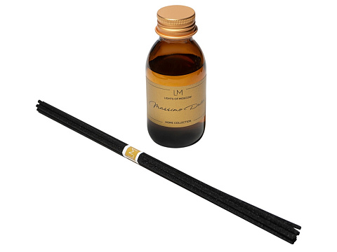 Ароматический диффузор с палочками, Массимо: сандал и ваниль, мускус, 100 мл - рис 3.