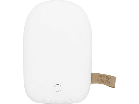 Внешний аккумулятор в форме камня Stone, 7800 mAh, белый - рис 3.