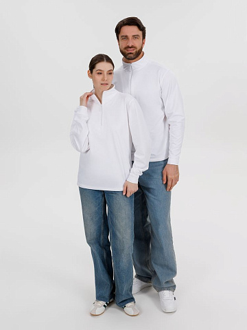 Свитшот на молнии Morfiss, белый - рис 13.