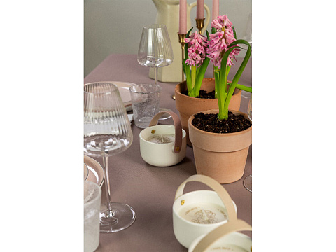 Свеча Valerie Concept с крышкой CNDL 5 BG, белый/бежевый - рис 5.