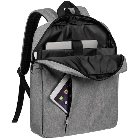Рюкзак для ноутбука Burst Oneworld, серый - рис 7.