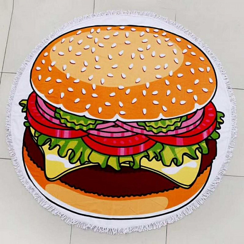 Пляжный коврик Гамбургер - рис 3.