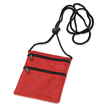 Нагрудный кошелек Путешествие, красный