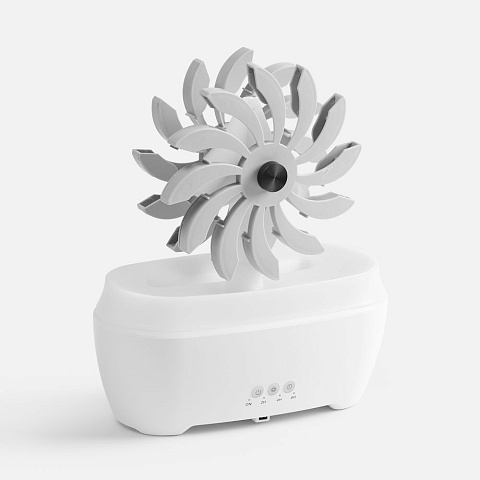 Увлажнитель-ароматизатор Steam Spin, белый с серым - рис 3.