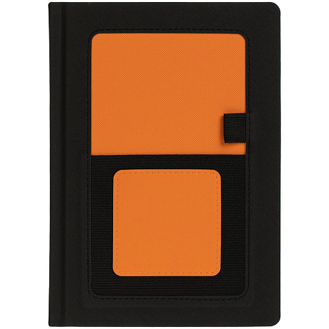 Ежедневник Mobile, недатированный, черно-оранжевый - рис 3.