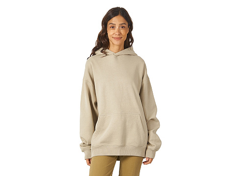 Толстовка с капюшоном оверсайз Berlin унисекс, оливковый - рис 3.