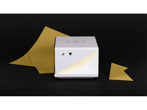 Часы с беспроводным зарядным устройством Rombica Timebox 2, белый (Р) - рис 7.